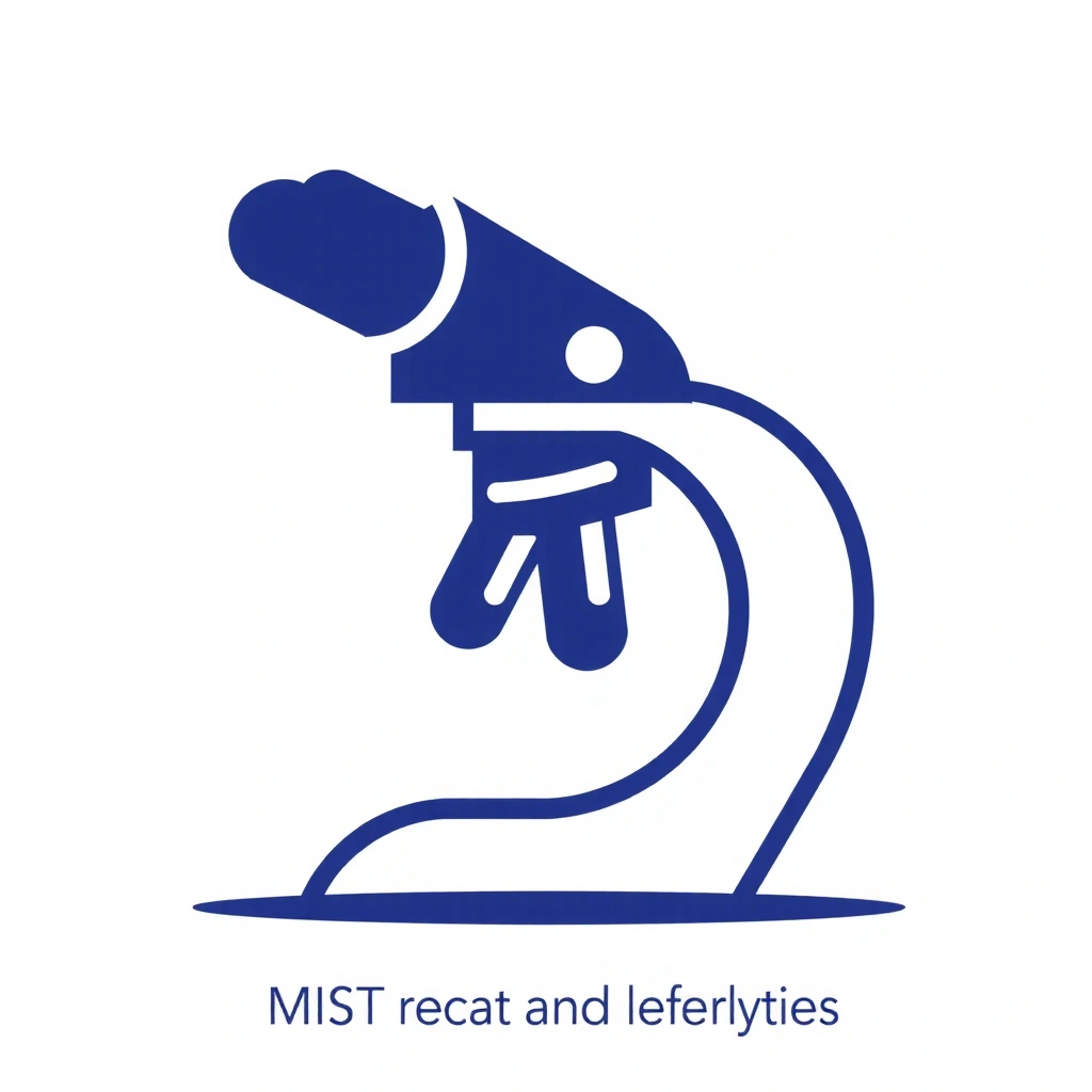 Icona di un microscopio stilizzato, che simboleggia la ricerca scientifica e l'efficacia.